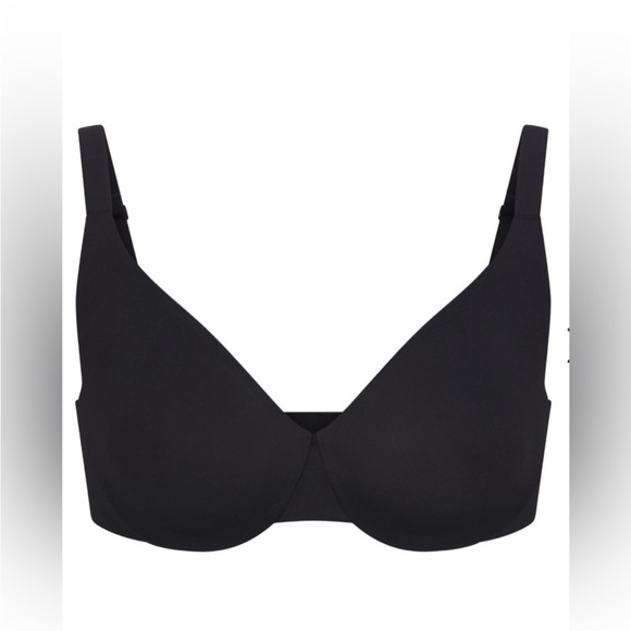 NWT SKIMS SMOOTHING INTIMATES  UNLINED FULL COVERAGE BRA 36H ONYX - Picture 3 of 6